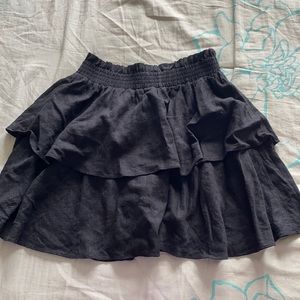 Princess Polly Black Greta Skirt